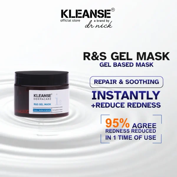 KLEANSE R&S Gel Mask Repair Soothing Deep Moisture Reduce Skin Redness Improve Texture Anti Aging