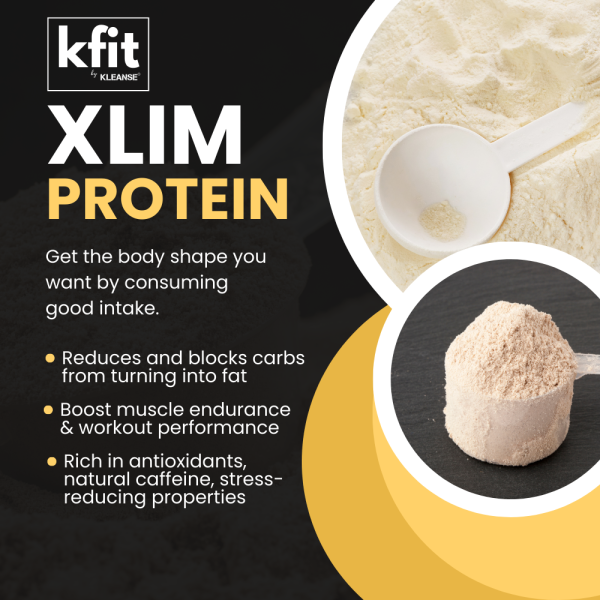 [Short Expiry] Kfit Xlim Whey Protein Matcha Green Tea Milk Tea Boost Energy Burn Fat  Lower Cholesterol