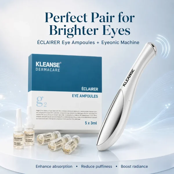 KLEANSE Eclairer Eye Ampoules Eye Serum Eye Care Hydration Under Eye Treatment Dark Circle Correction