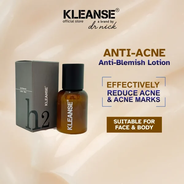 KLEANSE Anti-Blemish Lotion Anti Acne Pimple Treatment Oil Control Sensitive Skin Redness Relief