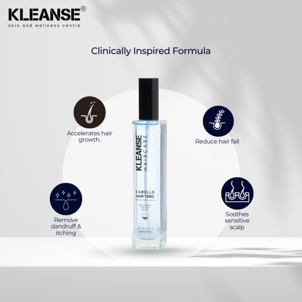 KLEANSE Cabello Hair Tonic Daily Hair Loss Spray Anti Hair Fall Treatment Anti Dandruff