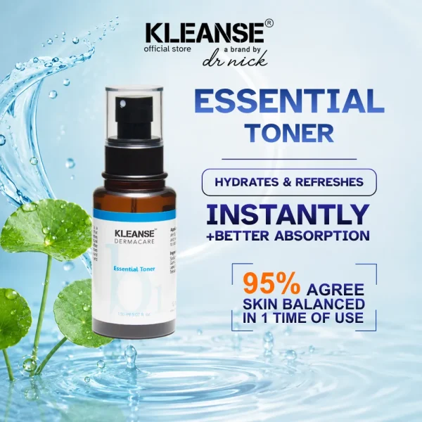 KLEANSE Essential Toner Glow Balance pH Healthier Skin Ready For Adoption 爽肤水
