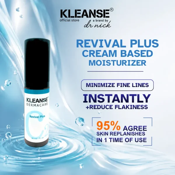 revival+ KLEANSE Revival Plus Moisturizer Cream Repair Skin Anti Aging Moisture Hydration 30ml