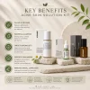 KLEANSE Acne Skin Solution Kit To Treat Acne Prone Pimple Skin Repair Soothe Clarify