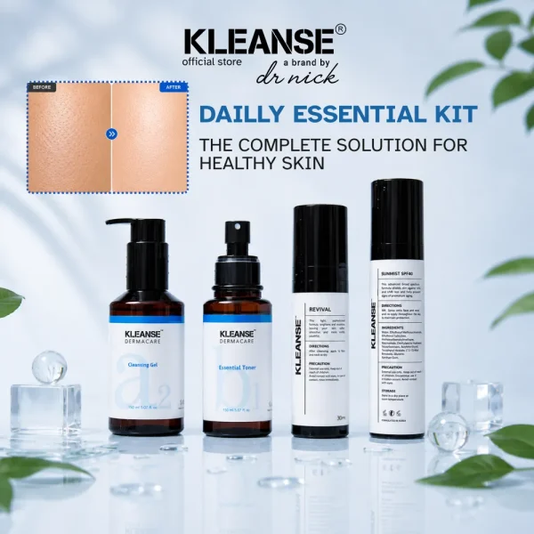 KLEANSE Daily Essential Healthy Skin Every Day Bundle Kit
